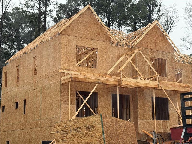 In-progress construction of a new home in , Atlanta, GA (Image 17).