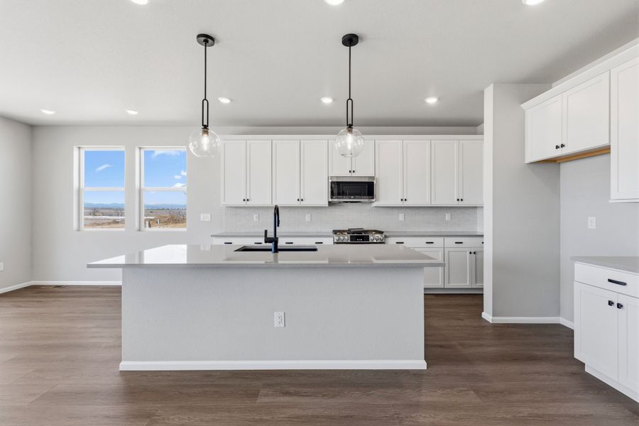 Furnished interior view inside a new home in The Estates Collection at Murphy Creek, Aurora (Image 5).