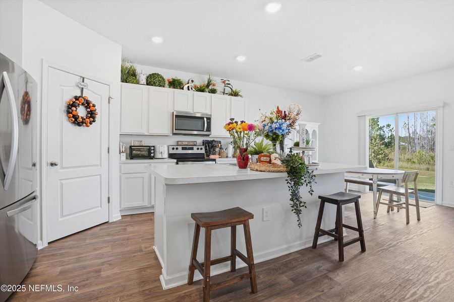 Furnished interior view inside a new home in Cross Creek Express, Green Cove Springs (Image 18).