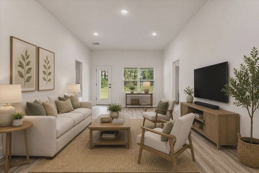 Furnished interior view inside a new home in Country Way South, Newberry (Image 10).