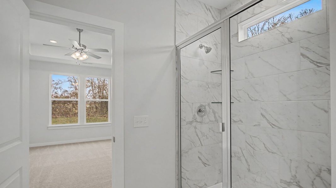 Furnished interior view inside a new home in Cottages of Bearwood, Mount Pleasant (Image 17). Furnished interior view inside a new home in Cottages of Bearwood, Mount Pleasant (Image 17).
