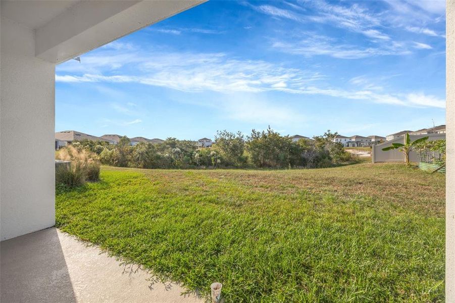 Exterior details and patio area of a home in Woodcreek, Wesley Chapel (Image 3).