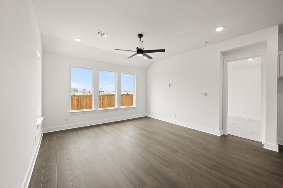 Spacious, unfurnished interior of a new home in The Meadows, Denton (Image 23). Spacious, unfurnished interior of a new home in The Meadows, Denton (Image 23).
