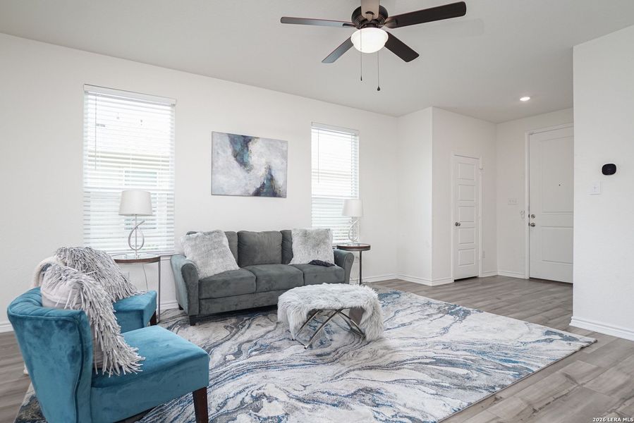 Furnished interior view inside a new home in Parklands, Schertz (Image 14).