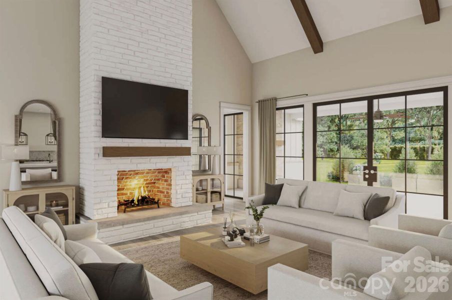 Furnished interior view inside a new home in , Indian Land (Image 6).