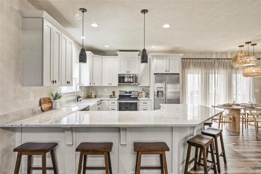 Furnished interior view inside a new home in , Ellijay (Image 18).
