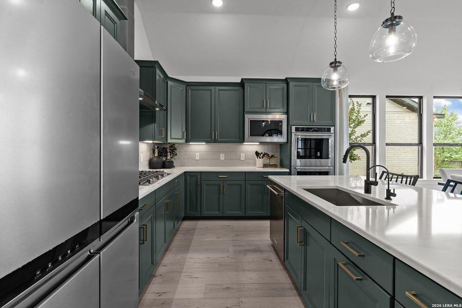 Furnished interior view inside a new home in Davis Ranch, San Antonio (Image 11).