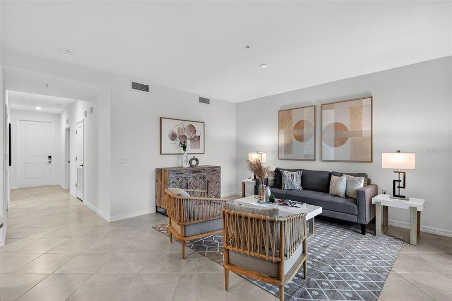 Furnished interior view inside a new home in Heritage Landing, Punta Gorda (Image 4).