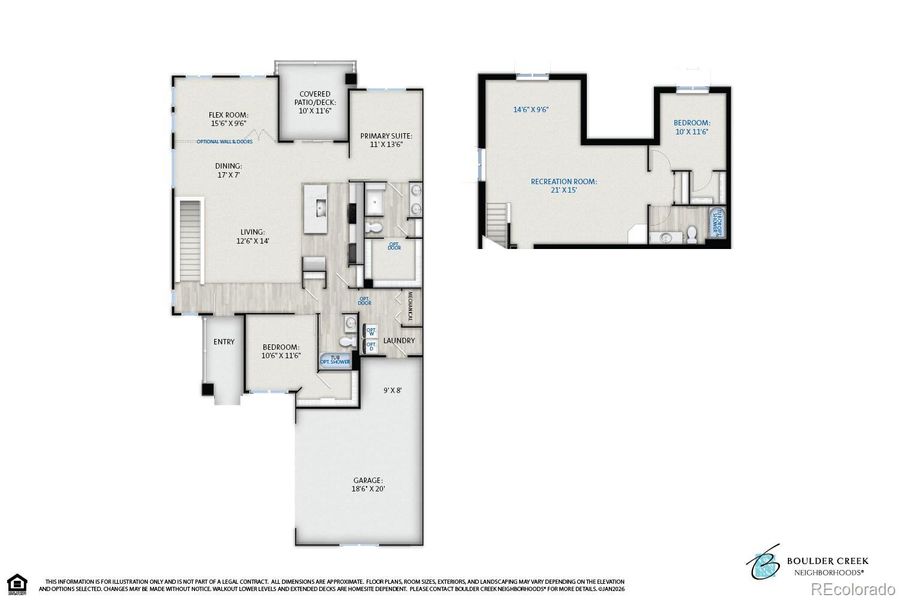 2D floor plan layout of this home in , Westminster, CO (Image 4).