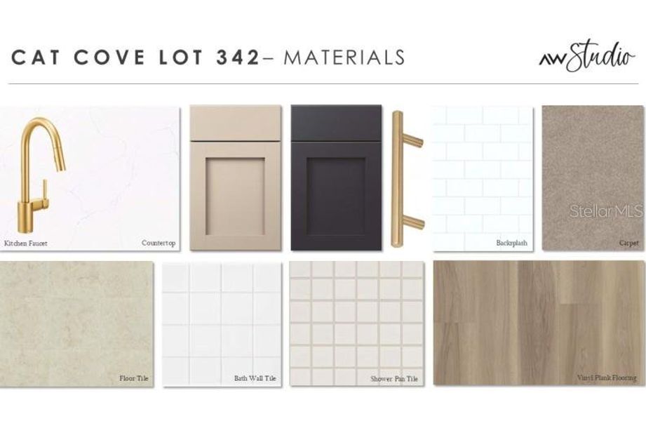 Sample of building materials used in homes in Catamaran Cove Signature, Rockledge (Image 3). Sample of building materials used in homes in Catamaran Cove Signature, Rockledge (Image 3).