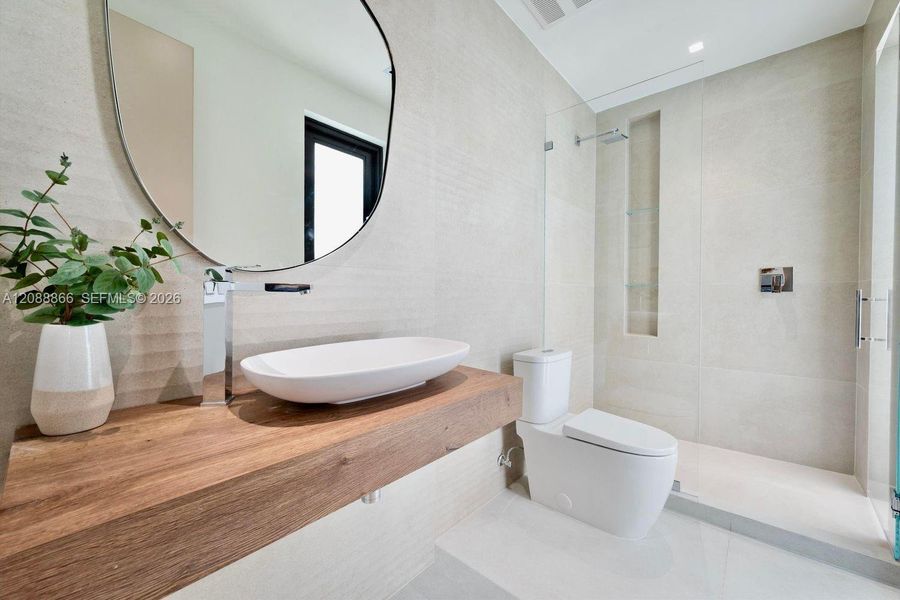 Furnished interior view inside a new home in , Miami (Image 28).