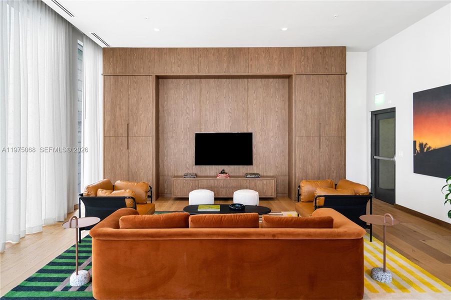 Furnished interior view inside a new home in , Miami (Image 30).