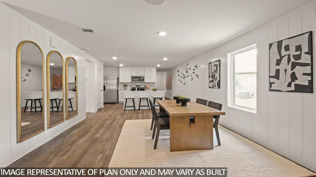Furnished interior view inside a new home in The Canopies, Splendora (Image 7).