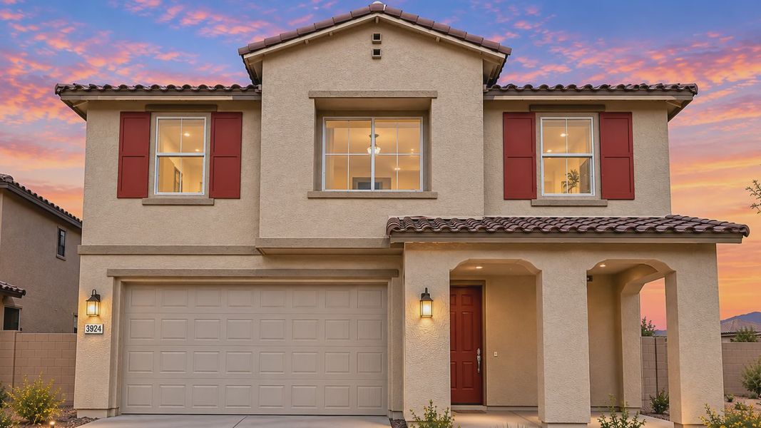 Lilac Elevation A - Spanish Colonial Lilac Elevation A - Spanish Colonial