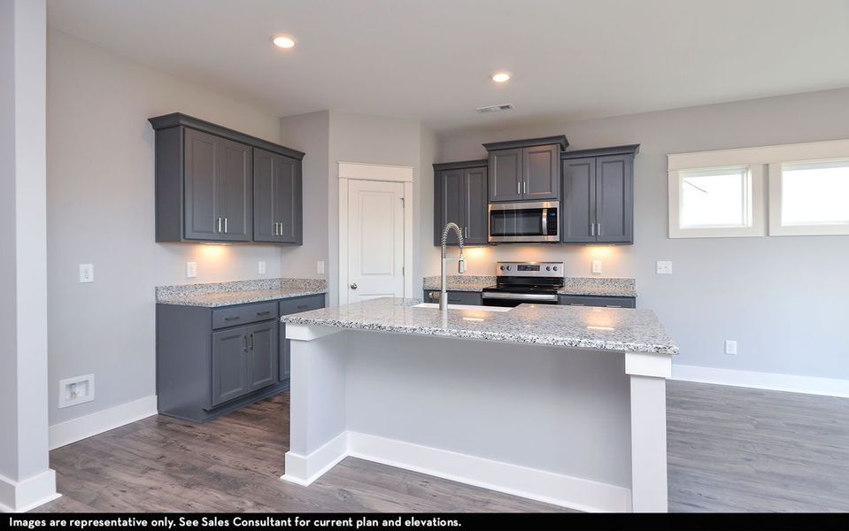 Furnished interior view inside a new home in McCain's Station, Gallatin (Image 5).