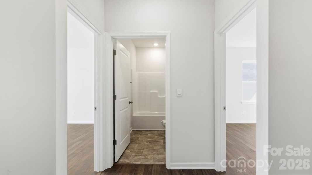 Spacious, unfurnished interior of a new home in Tap Root Farms, Fletcher (Image 18). Spacious, unfurnished interior of a new home in Tap Root Farms, Fletcher (Image 18).
