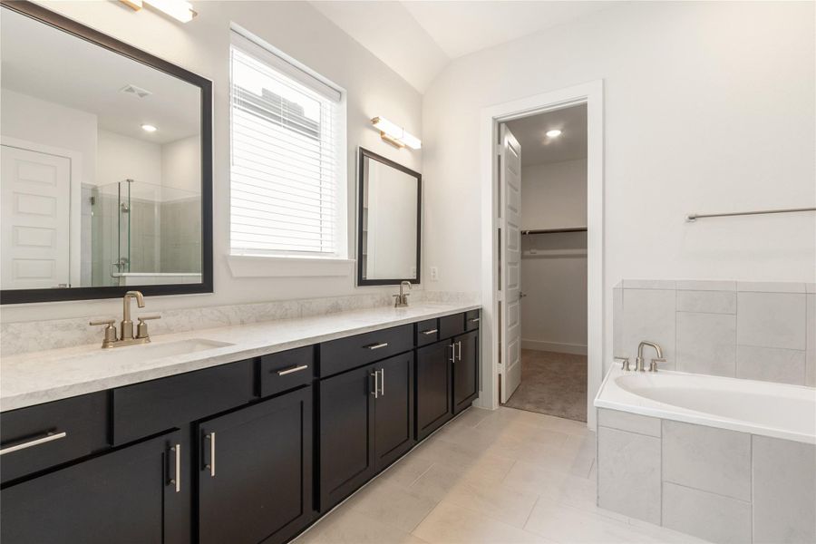 Furnished interior view inside a new home in Shady Acres, Houston (Image 7). Furnished interior view inside a new home in Shady Acres, Houston (Image 7).