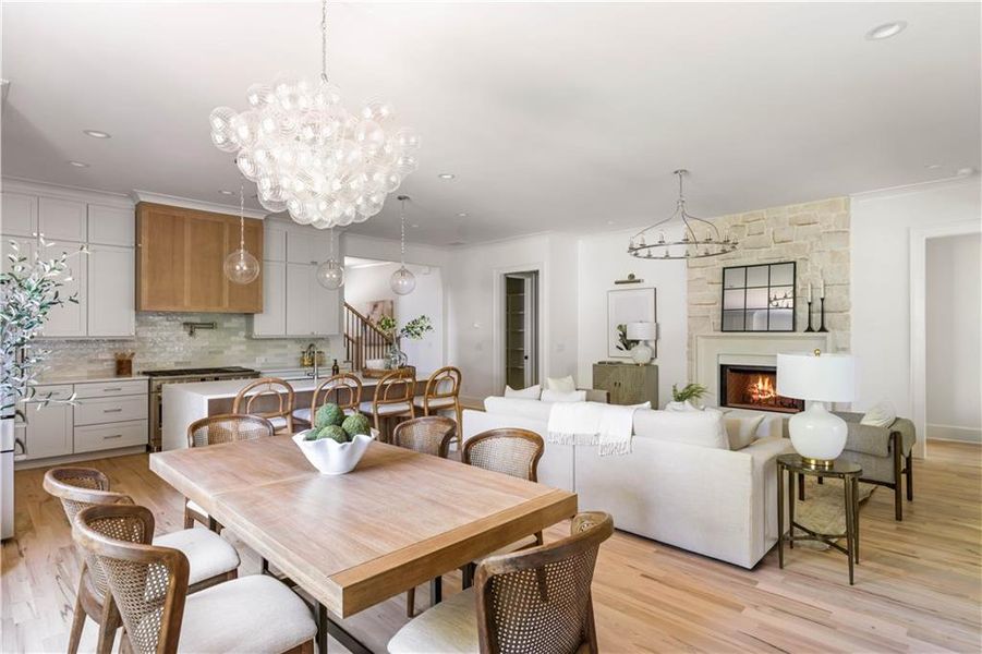 Furnished interior view inside a new home in , Marietta (Image 13).