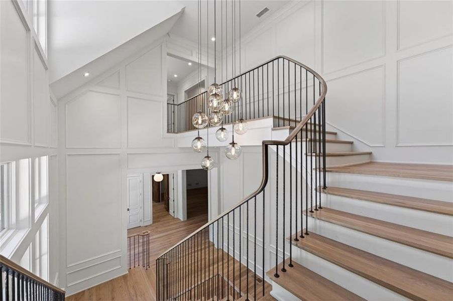 Furnished interior view inside a new home in , Atlanta (Image 5). Furnished interior view inside a new home in , Atlanta (Image 5).