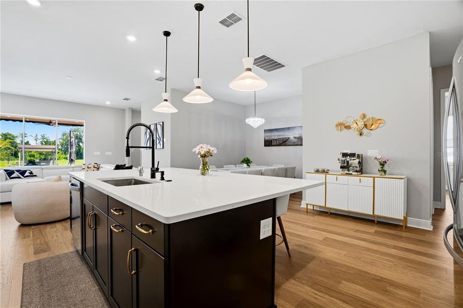 Furnished interior view inside a new home in Laureate Park (Craft Homes), Orlando (Image 5). Furnished interior view inside a new home in Laureate Park (Craft Homes), Orlando (Image 5).