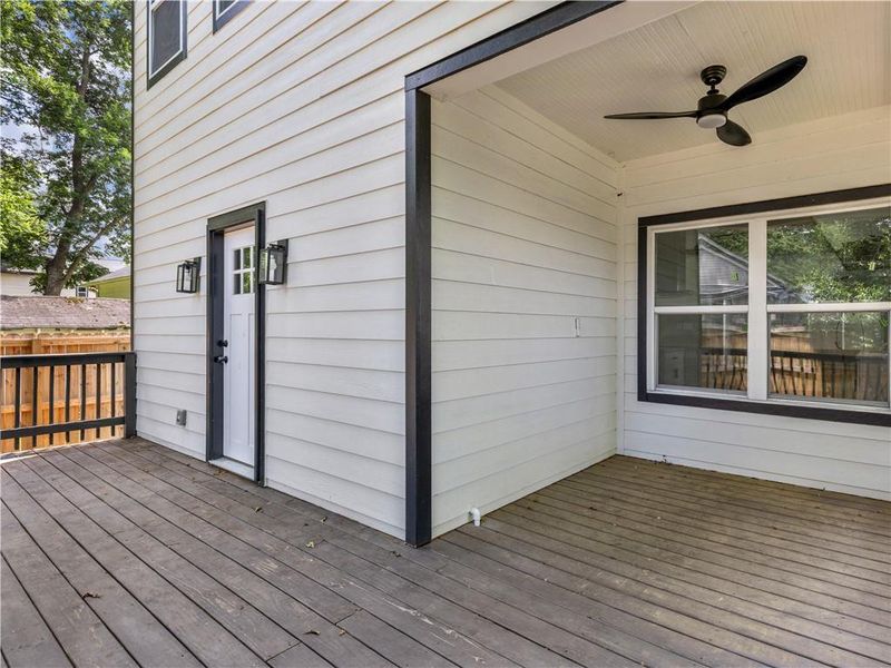Exterior details and patio area of a home in , Atlanta (Image 21).