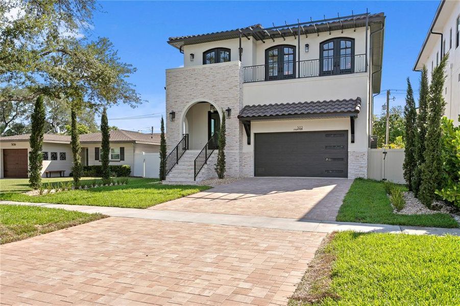 Front exterior of a new home in , Tampa, FL, highlighting curb appeal (Image 2). Front exterior of a new home in , Tampa, FL, highlighting curb appeal (Image 2).