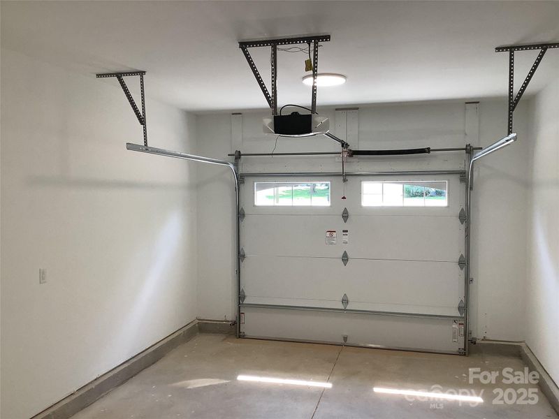 Inside One Car Garage