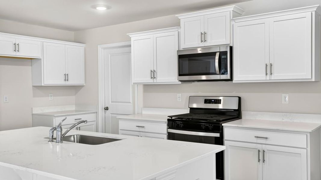 Furnished interior view inside a new home in Tyger Pines, Moore (Image 8).