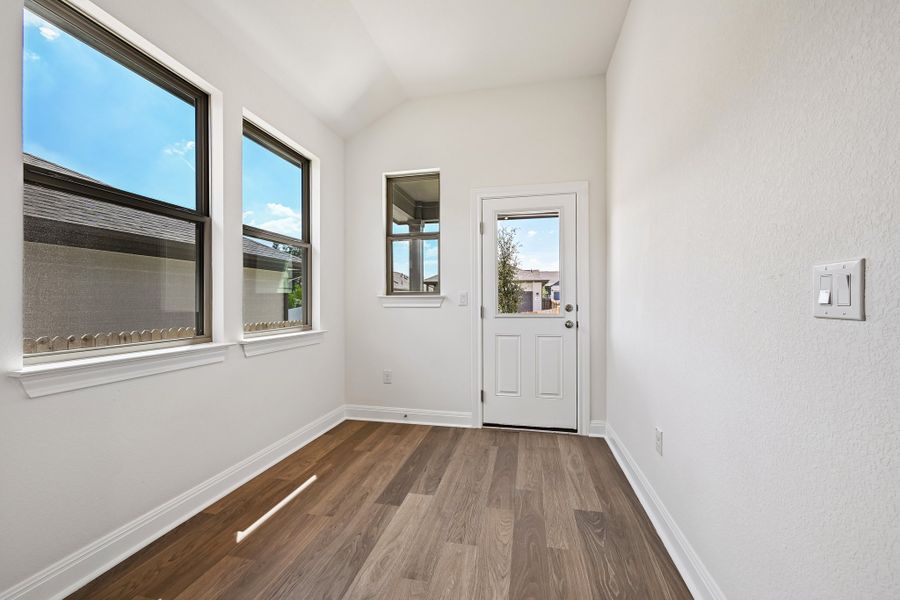 Spacious, unfurnished interior of a new home in Sage Hollow, Kyle (Image 12). Spacious, unfurnished interior of a new home in Sage Hollow, Kyle (Image 12).