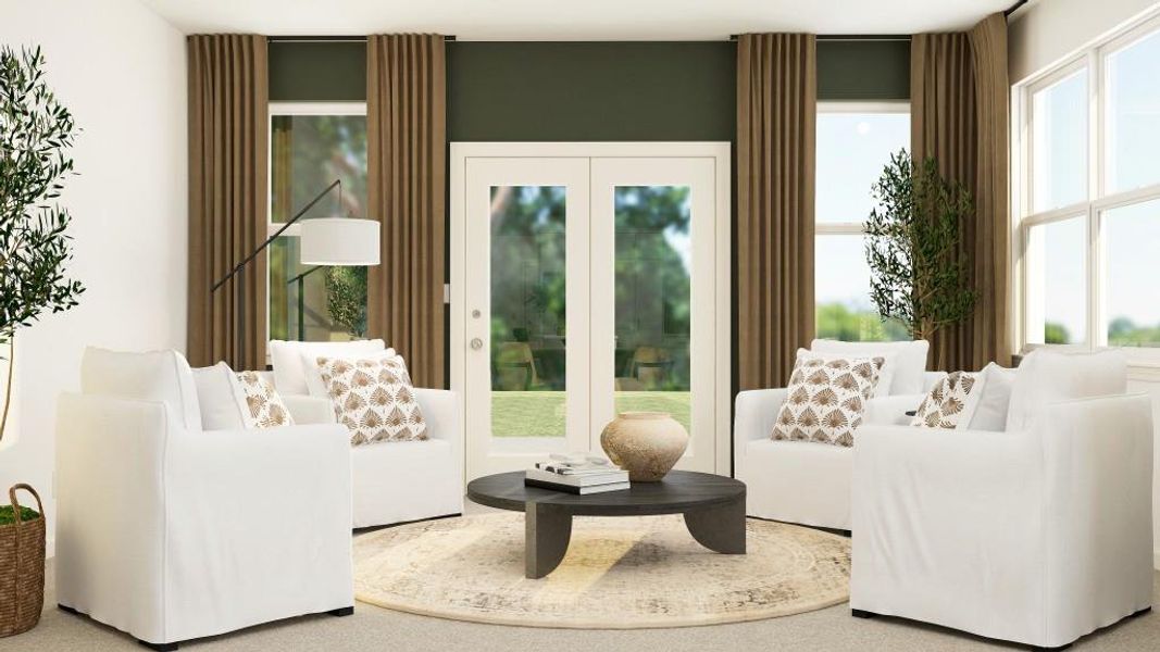 Furnished interior view inside a new home in Deer Valley, Canton (Image 26).