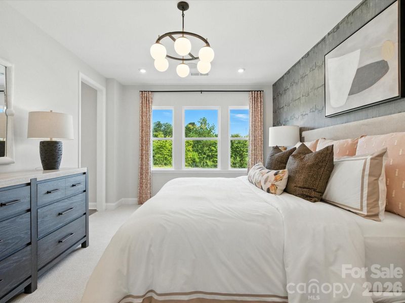 Primary Bedroom with ample natural light