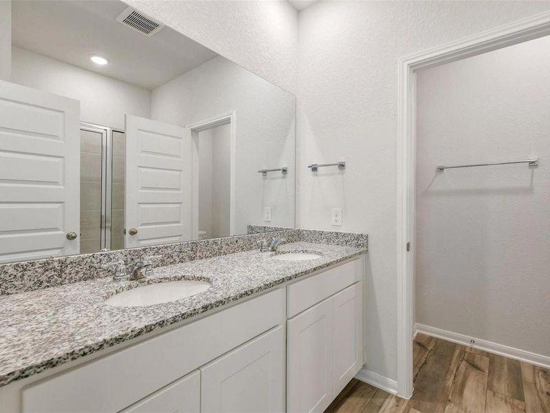 Furnished interior view inside a new home in Caney Creek Place, Conroe (Image 8). Furnished interior view inside a new home in Caney Creek Place, Conroe (Image 8).