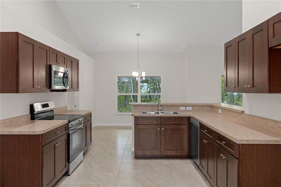 Furnished interior view inside a new home in , Weeki Wachee (Image 8). Furnished interior view inside a new home in , Weeki Wachee (Image 8).