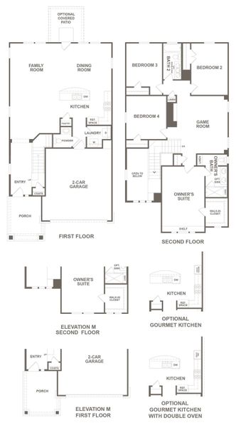 2D floor plan layout for the Harmony by Milestone Community Builders in Saddle Ridge at Wildhorse Ranch, Austin, TX (Image 3). 2D floor plan layout for the Harmony by Milestone Community Builders in Saddle Ridge at Wildhorse Ranch, Austin, TX (Image 3).