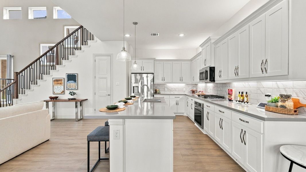 Furnished interior view inside a new home in Solterra Texas, Mesquite (Image 29).