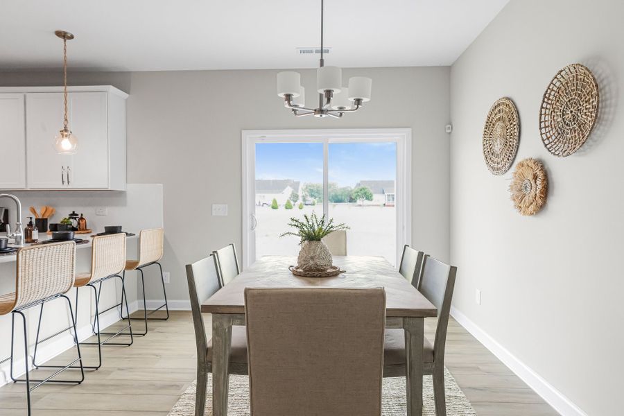 Representative furnished interior of a home built from the Clarion by Caviness & Cates Communities in Maggie Way, Wendell (Image 22).