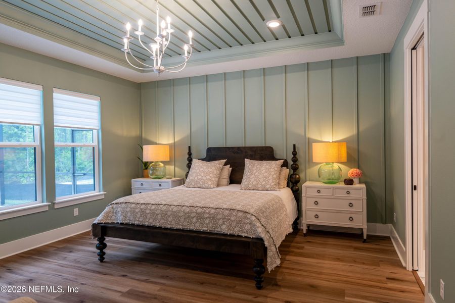 Furnished interior view inside a new home in , St. Johns (Image 61).