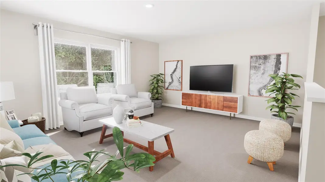 Furnished interior view inside a new home in , Temple (Image 15).