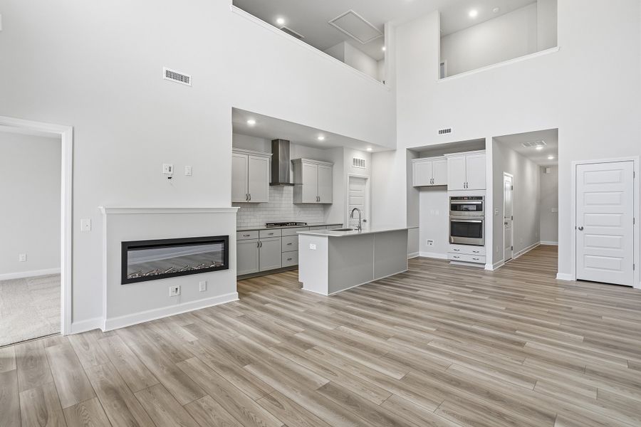 Furnished interior view inside a new home in Ovation at Sweetbrier, Durham (Image 7).