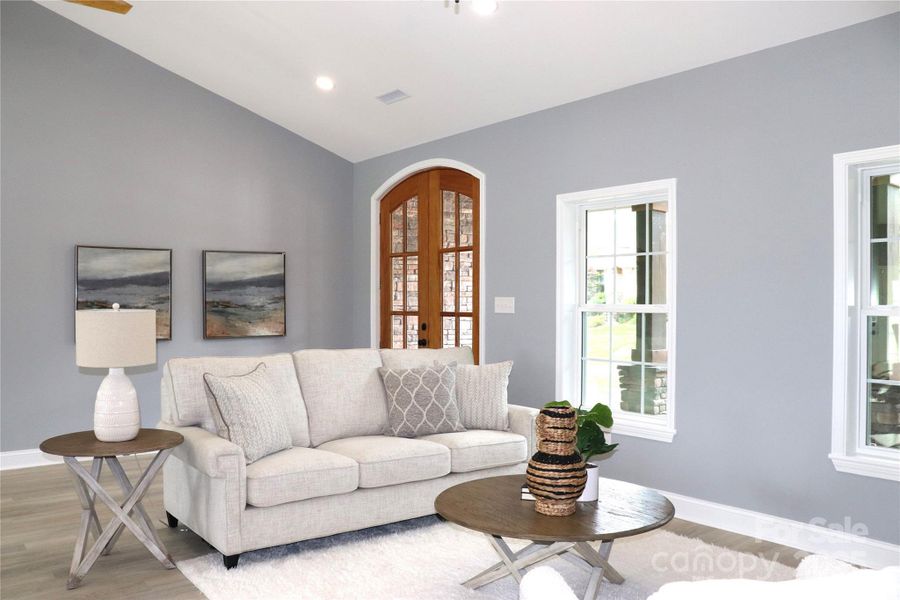 Furnished interior view inside a new home in , Lenoir (Image 14).