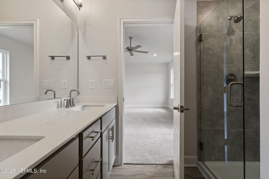 Furnished interior view inside a new home in , Green Cove Springs (Image 6). Furnished interior view inside a new home in , Green Cove Springs (Image 6).