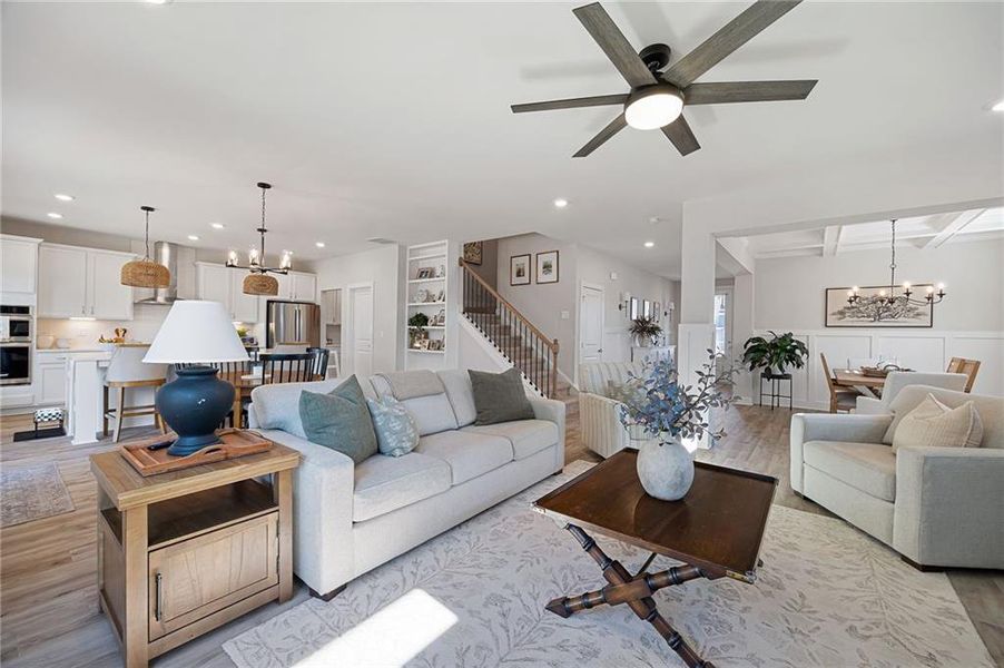 Furnished interior view inside a new home in NorthFarm at NatureWalk, Dallas (Image 10).
