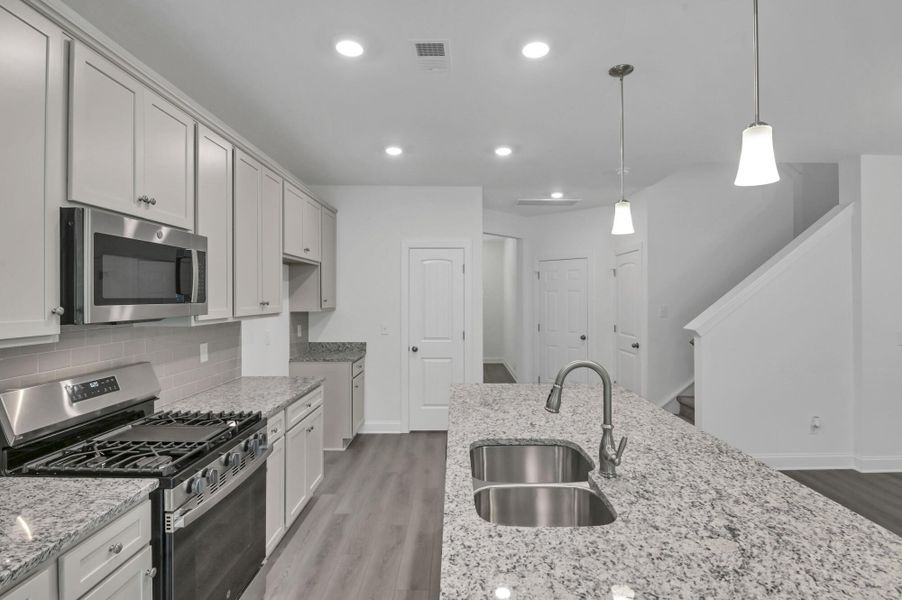 Furnished interior view inside a new home in Kensington Place Townhomes, Lexington (Image 11).