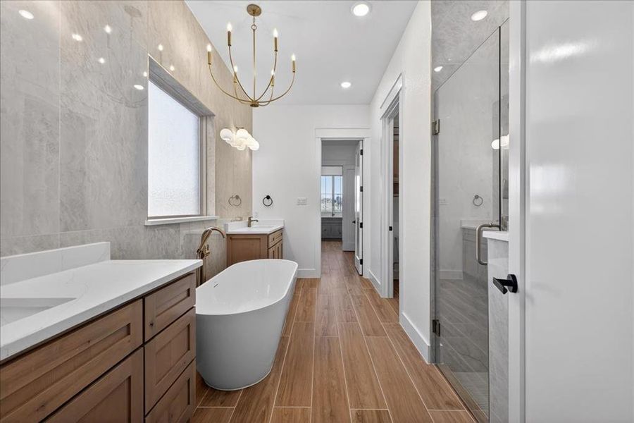 Furnished interior view inside a new home in , Azle (Image 5).