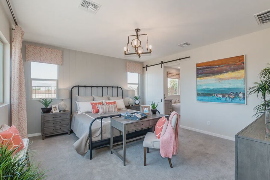 Furnished interior view inside a new home in Forté at Granite Vista, Waddell (Image 9).