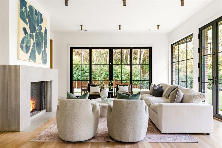 Furnished interior view inside a new home in , Dallas (Image 8). Furnished interior view inside a new home in , Dallas (Image 8).