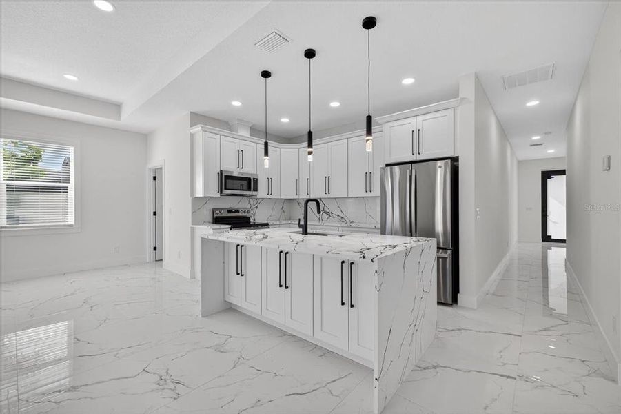 Furnished interior view inside a new home in , Tampa (Image 16).