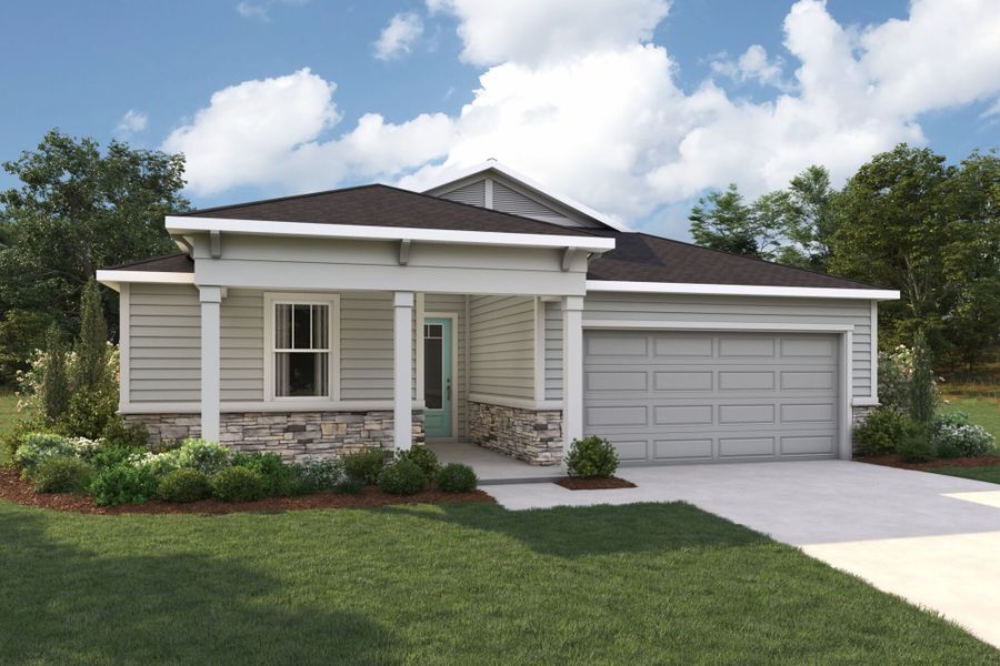 Representative exterior photo of a completed home built from the Glades by Mattamy Homes in Sandridge Hills, Green Cove Springs, FL (Image 5).