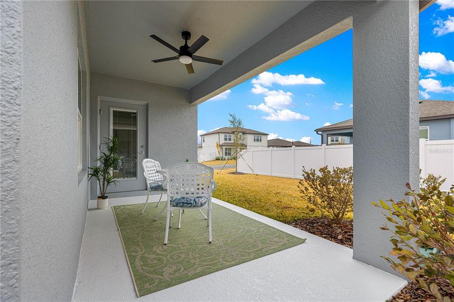 Exterior details and patio area of a home in Pioneer Ranch, Ocala (Image 26).