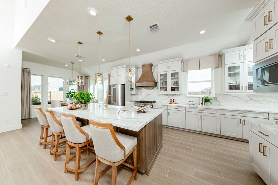 Representative furnished interior of a home built from the Vanderbilt by Beazer Homes in COLTON, Todd Mission (Image 7).